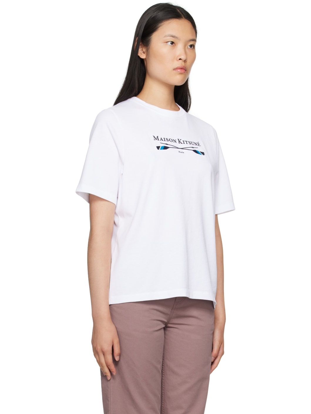 White Embroidered T-Shirt - 2