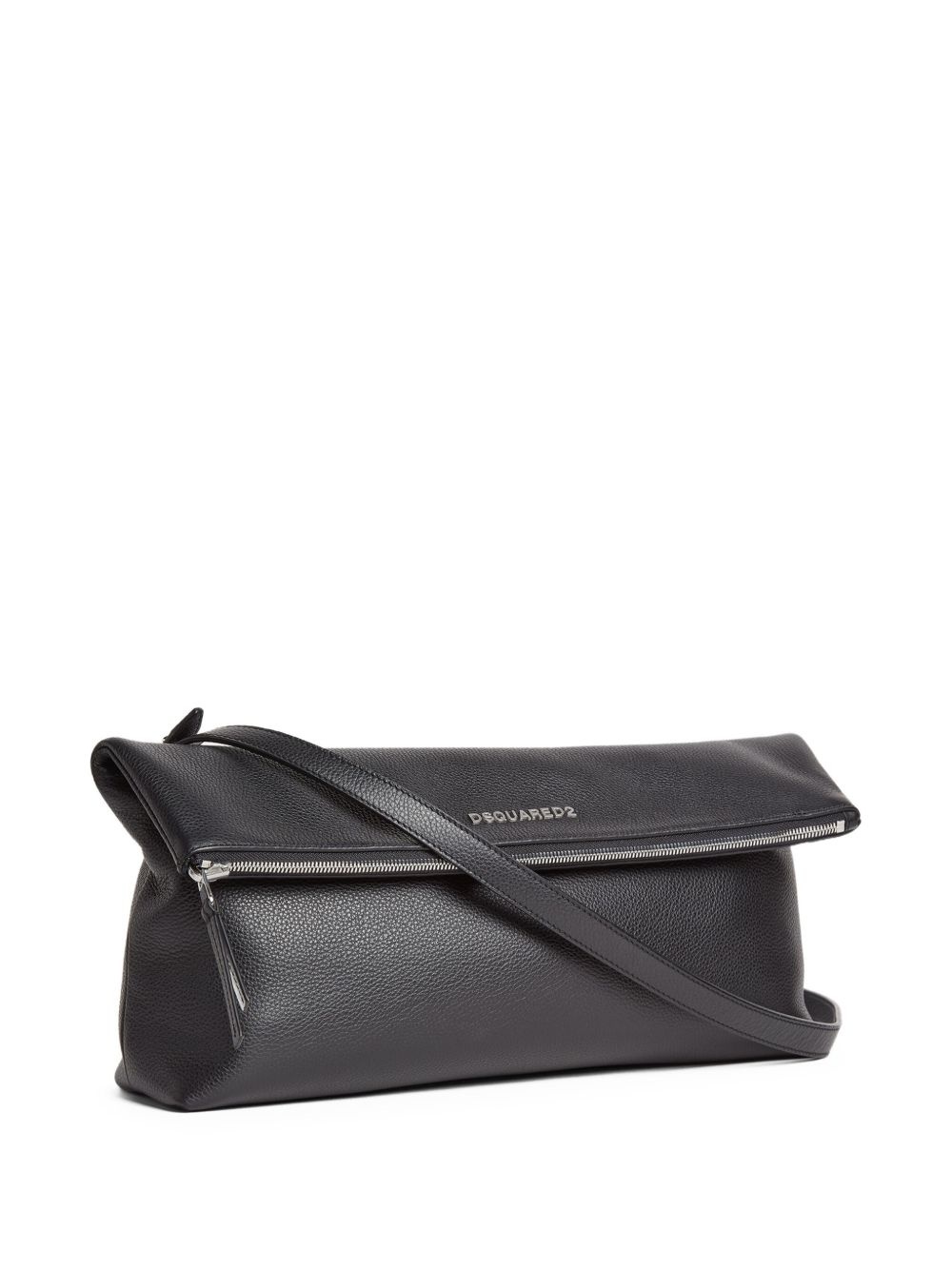Neoclassic pebbled leather messenger bag - 3