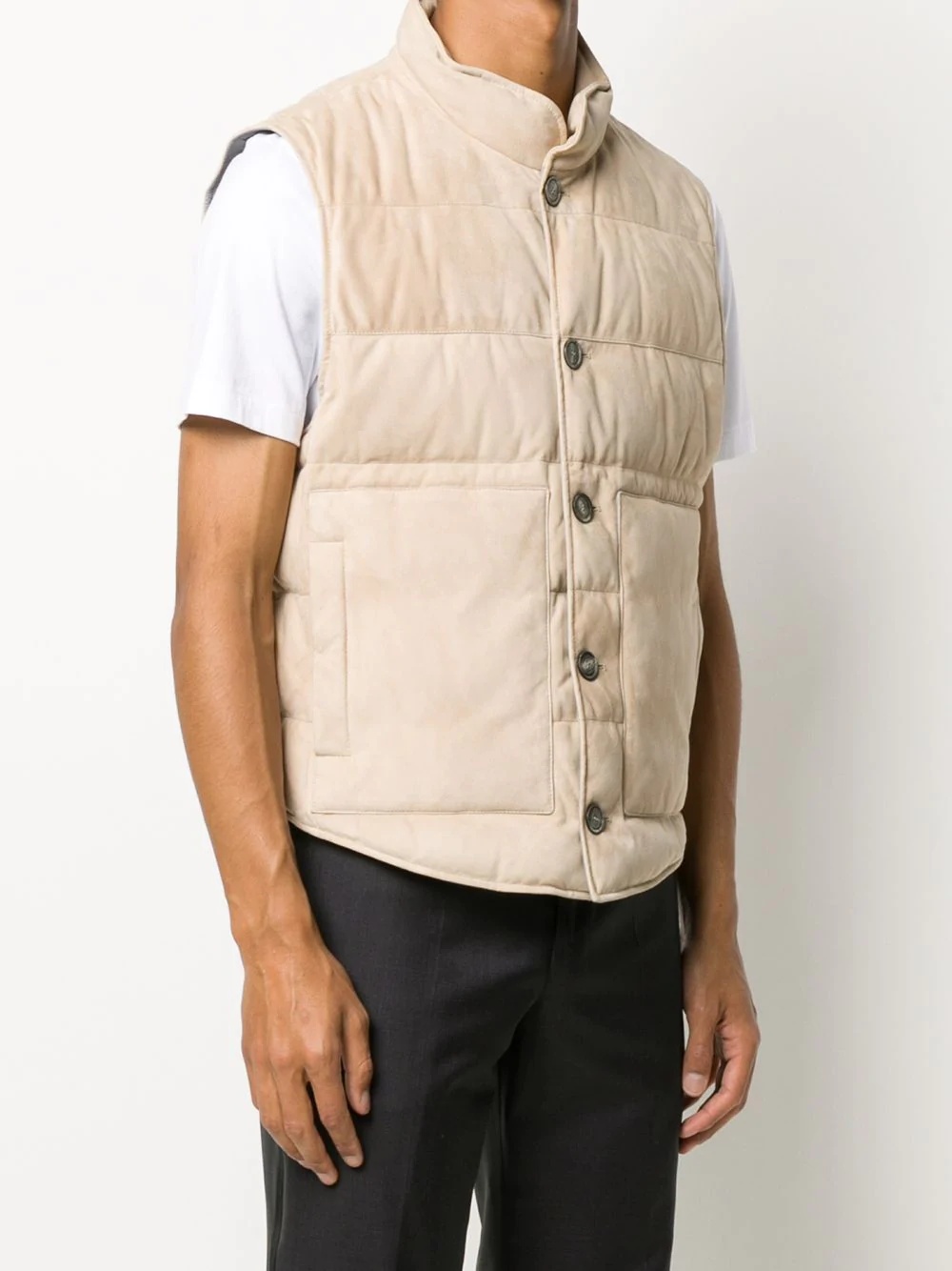 sleeveless padded gilet - 3