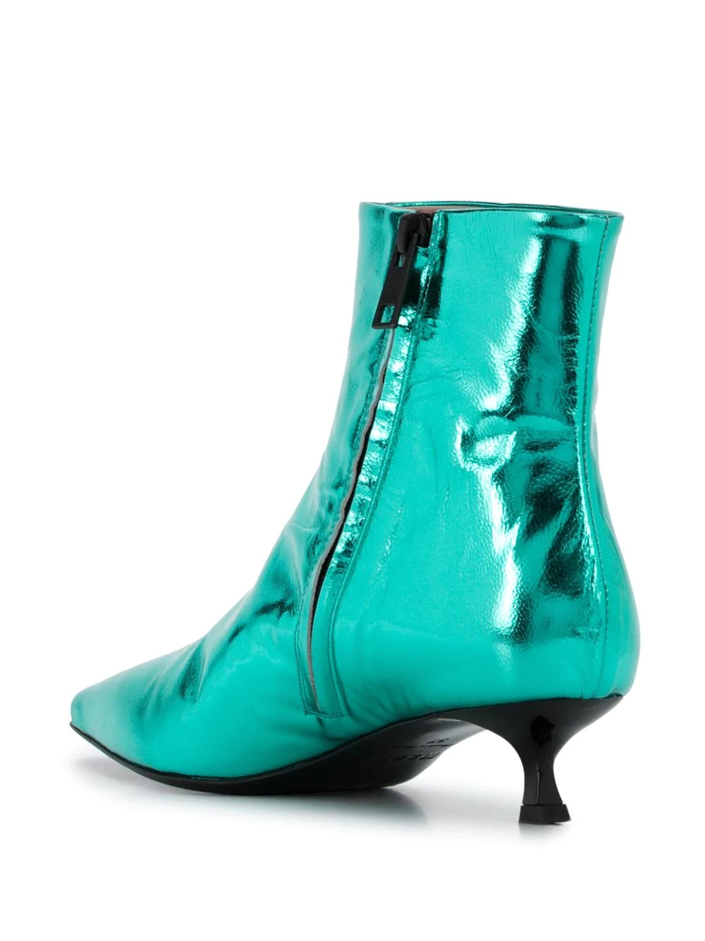 metallic ankle boots - 3