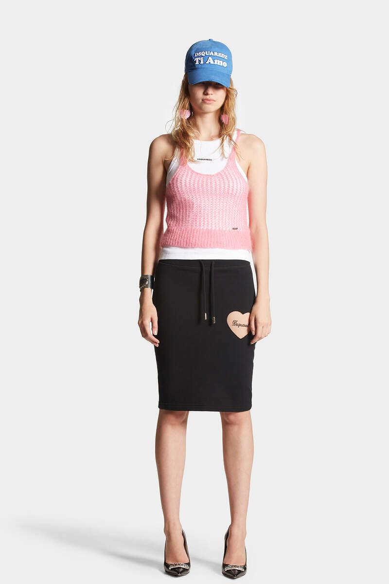 HEART COTTON SKIRT - 4
