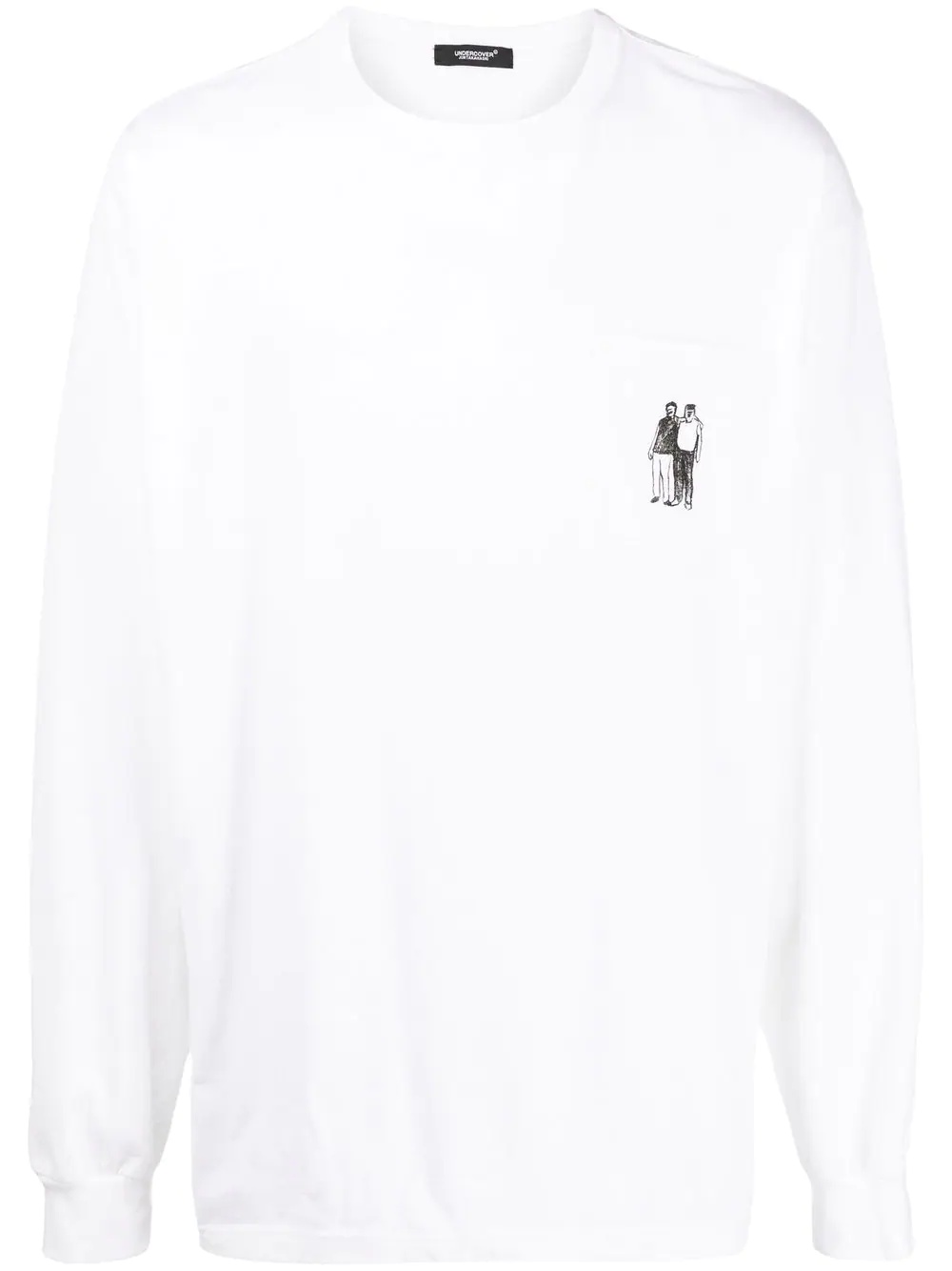 graphic-print long-sleeve T-shirt - 1