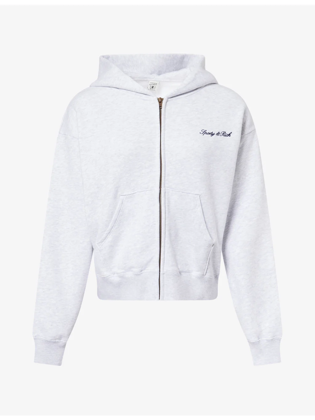 Logo-Embroidered Cotton Hoody - 1