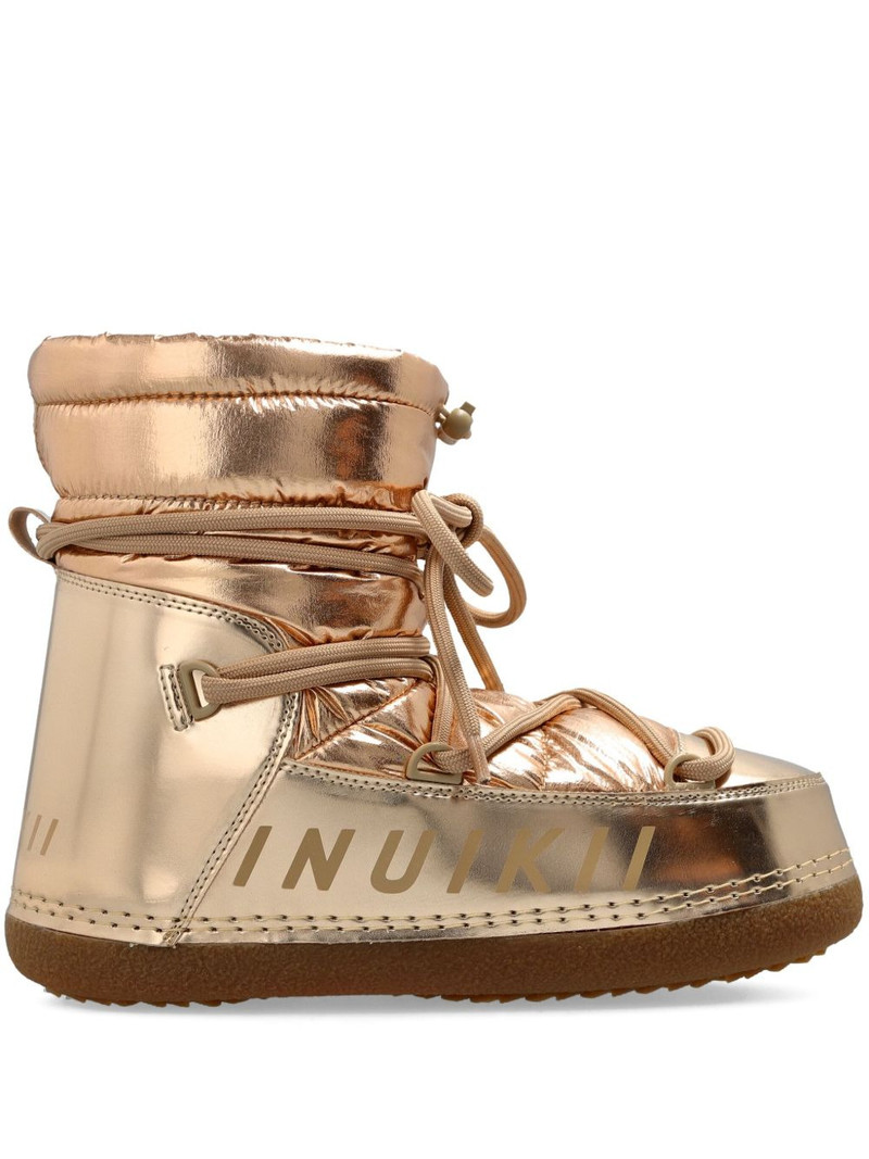 Mountain quilted metallic snow boots 1