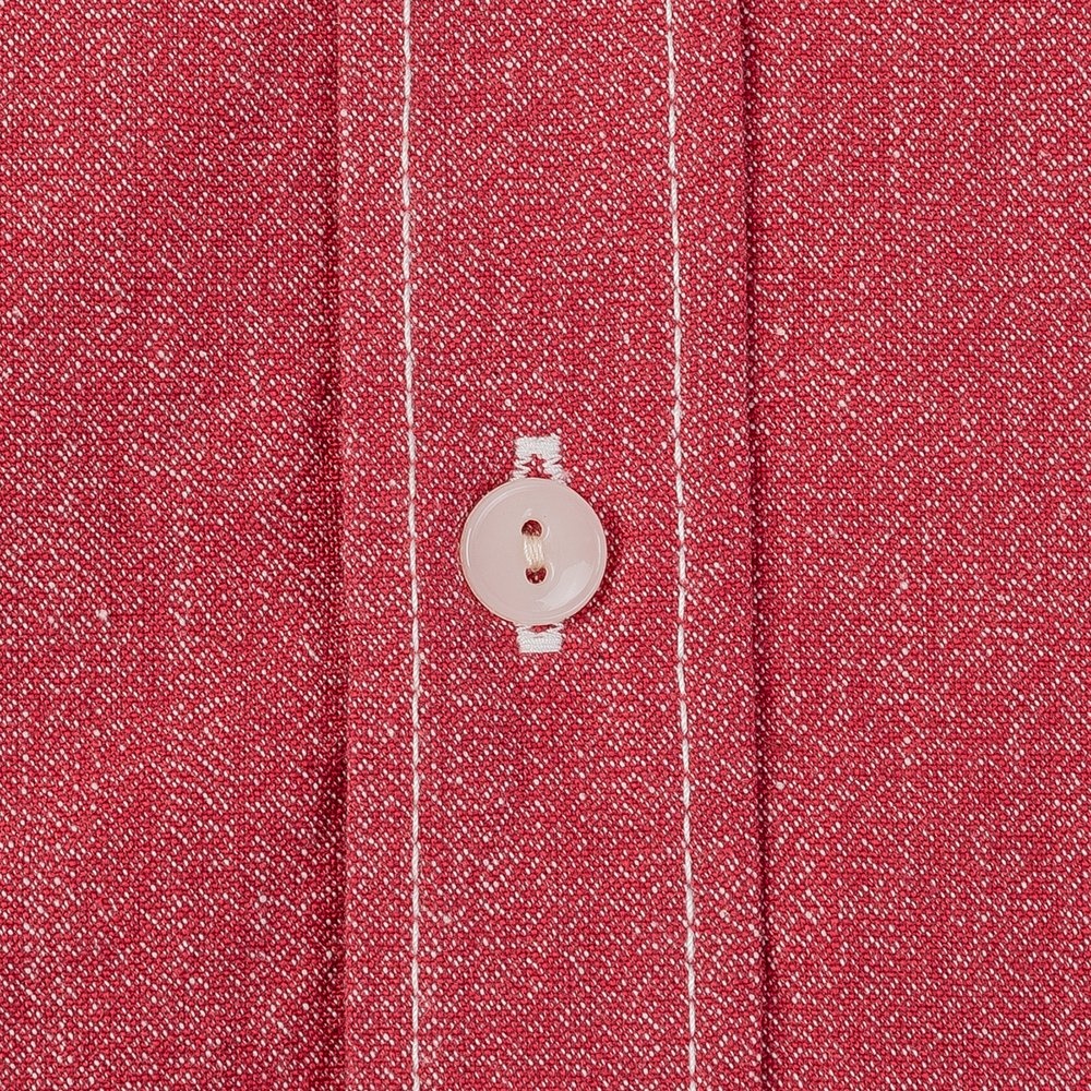 IHSH-290-RED 10oz Mock Twist Selvedge Chambray Work Shirt - Red - 11