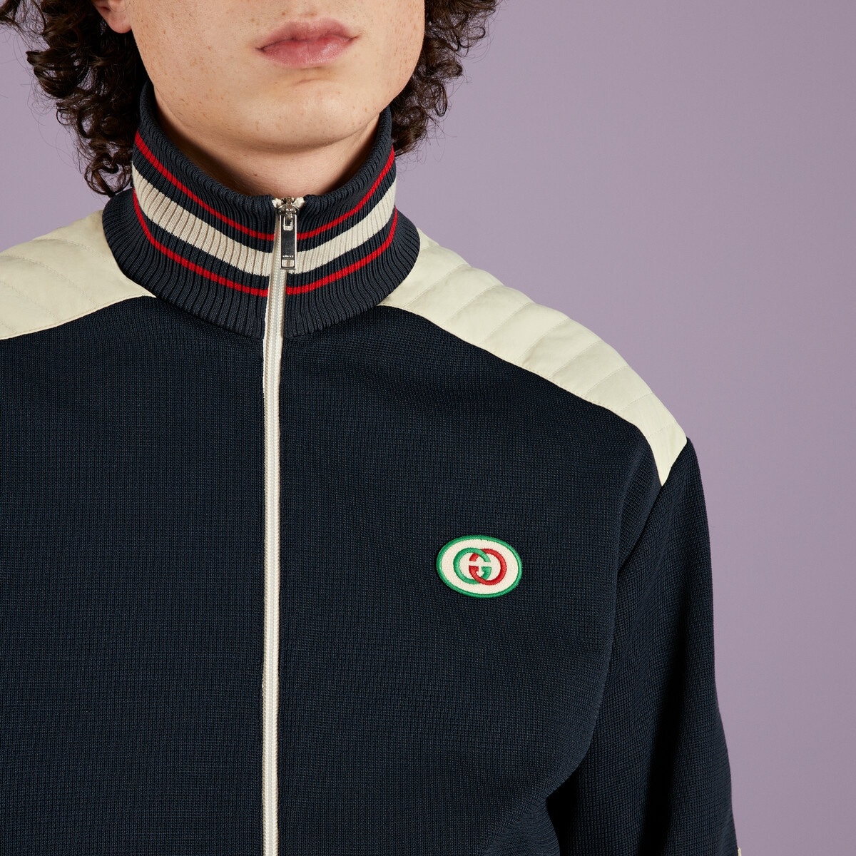 Cotton jersey zip jacket - 3