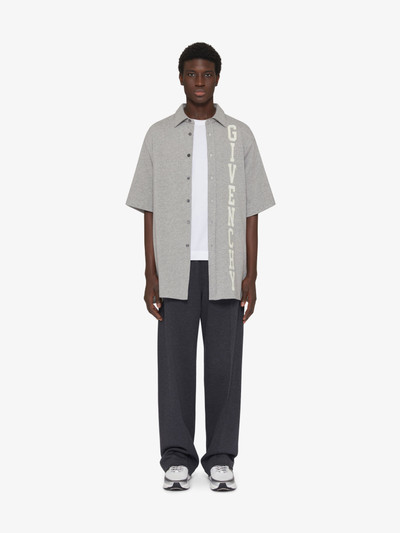 Givenchy GIVENCHY COLLEGE SHIRT IN FLEECE outlook