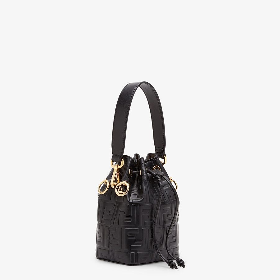 Black leather mini-bag - 2