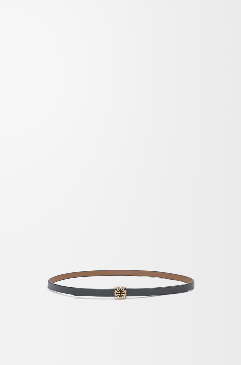 Loewe Reversible Anagram Bombé belt in smooth calfskin outlook