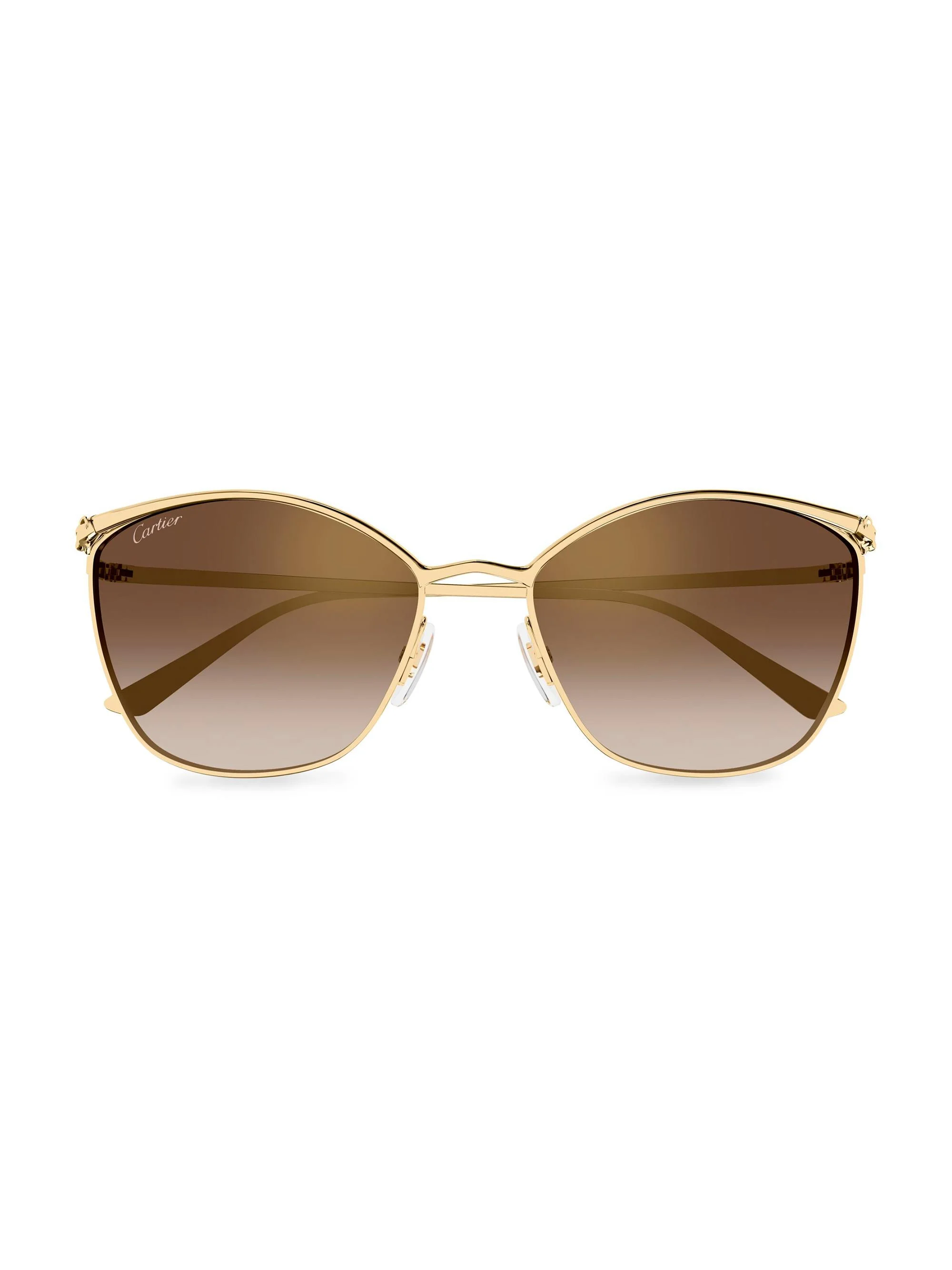 Women's Panthère Classic 59MM Cat-Eye Sunglasses - Gold Brown - 1