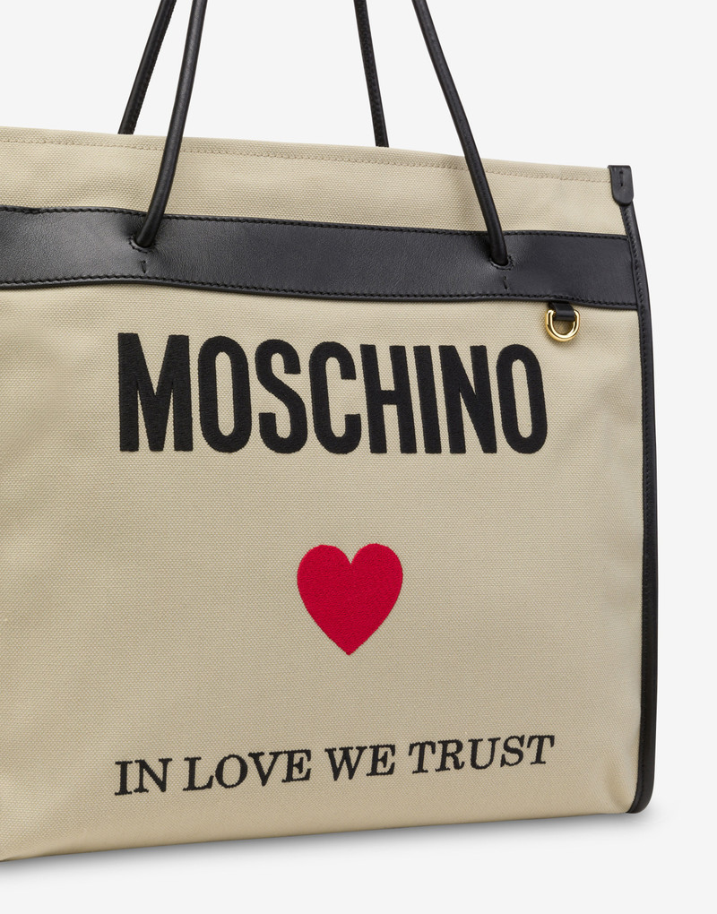IN LOVE WE TRUST CANVAS SHOPPER 4