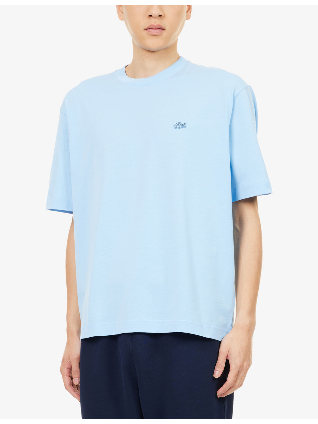 Embroidered Logo-Patch Boxy-Fit Cotton T-Shirt - 3