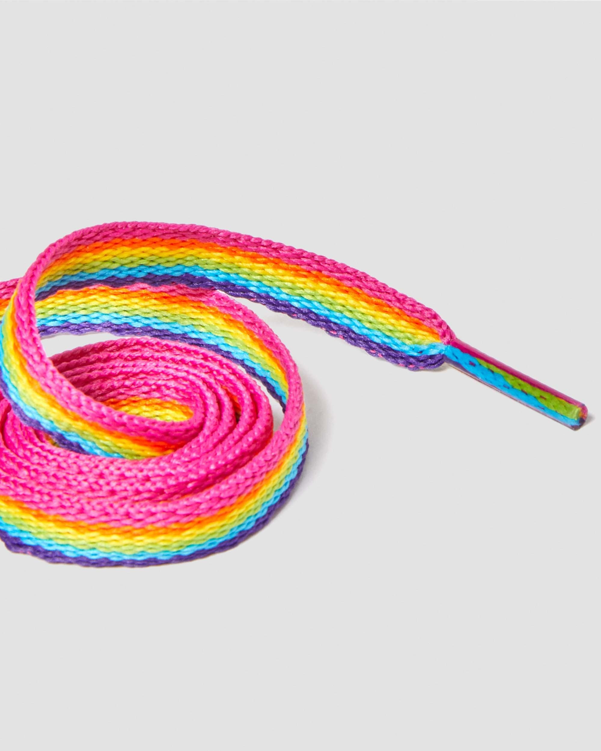 26 Inch Flat Rainbow Shoe Laces (3-Eye) - 3
