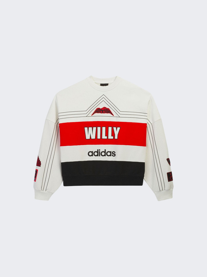 X Willy Chavarria Ny Ball Sweatshirt Off White 1