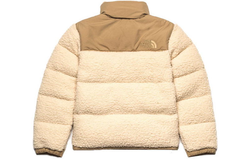 The North Face THE NORTH FACE Logo Nuptse Jacket 'Beige' NF0A5A84-11G outlook