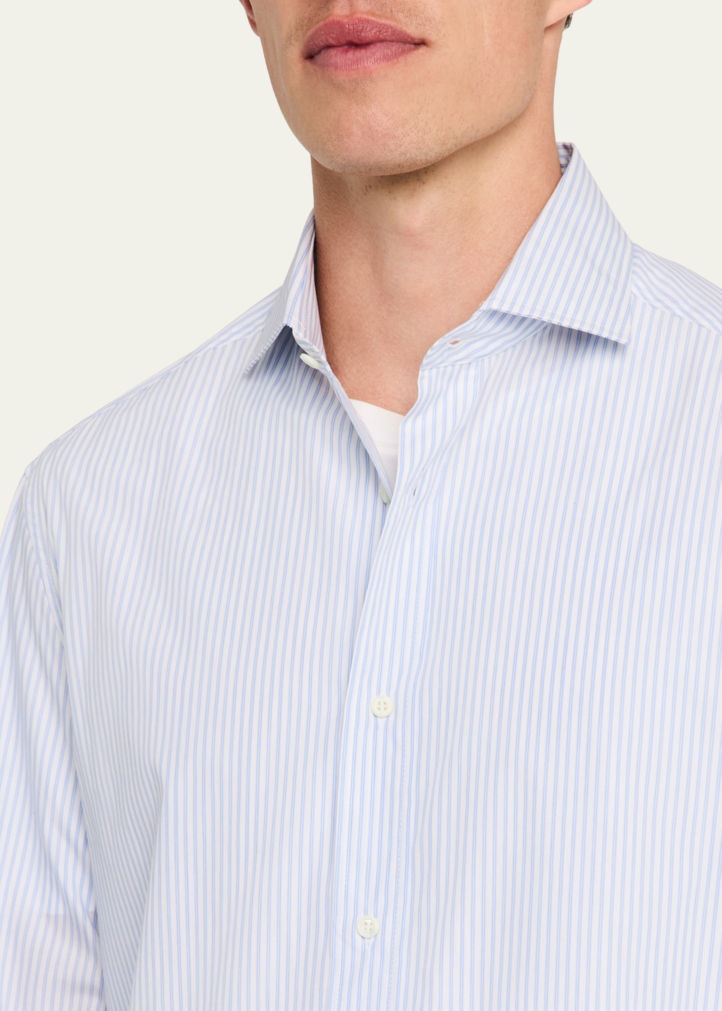 Men's Modern-Fit Stripe Dress Shirt - 5