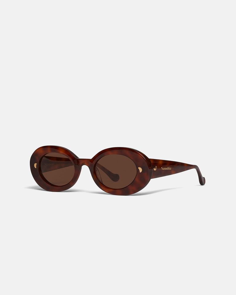 Nanushka Bio-Plastic Oval Sunglasses outlook