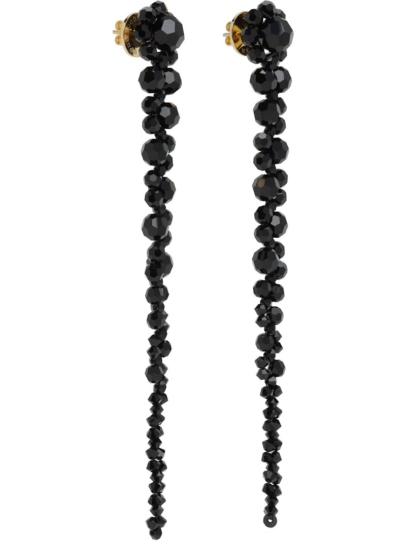 Simone Rocha Black Drip Earrings outlook