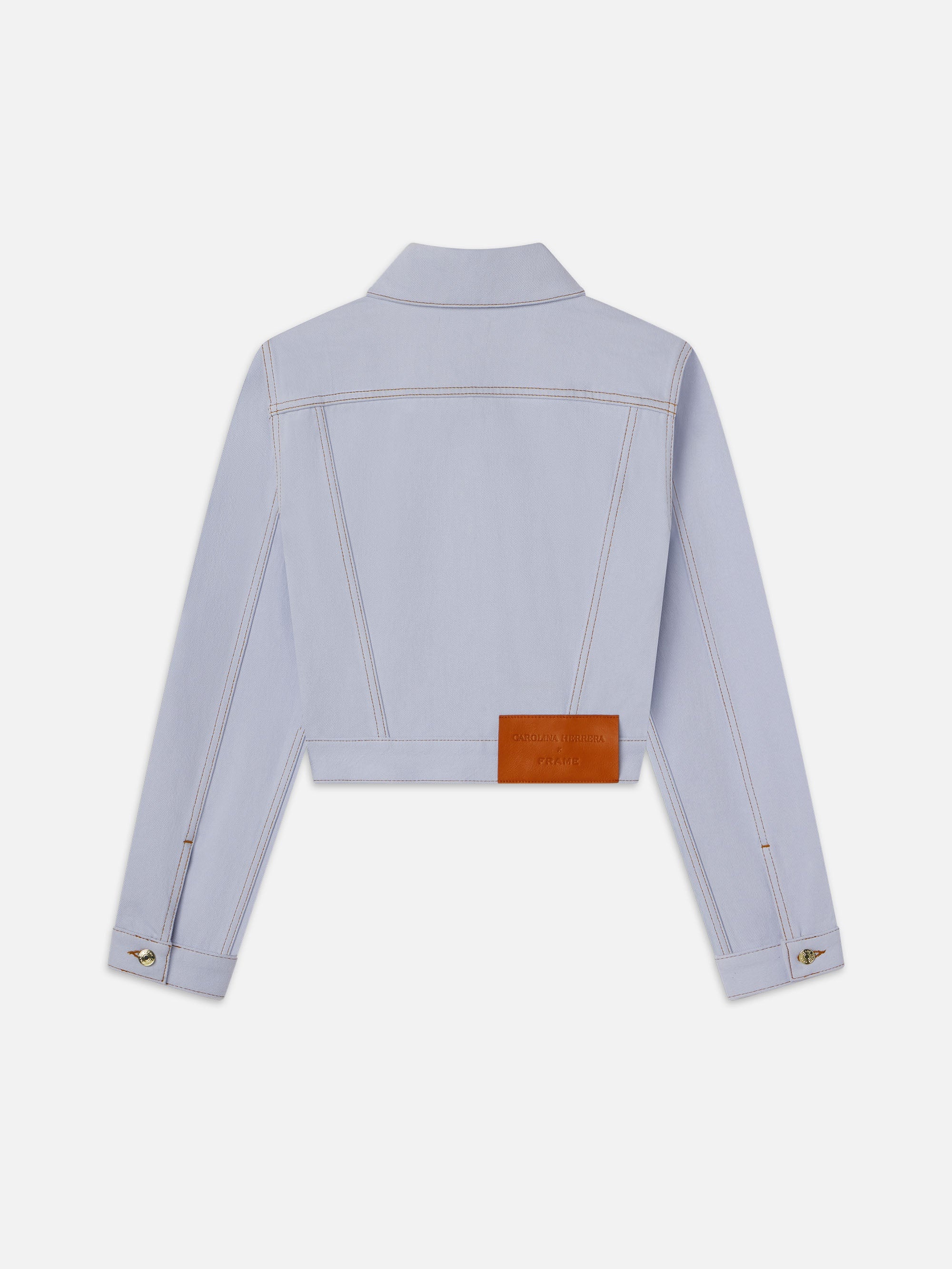 The Tailored Denim Jacket in Celeste - 4