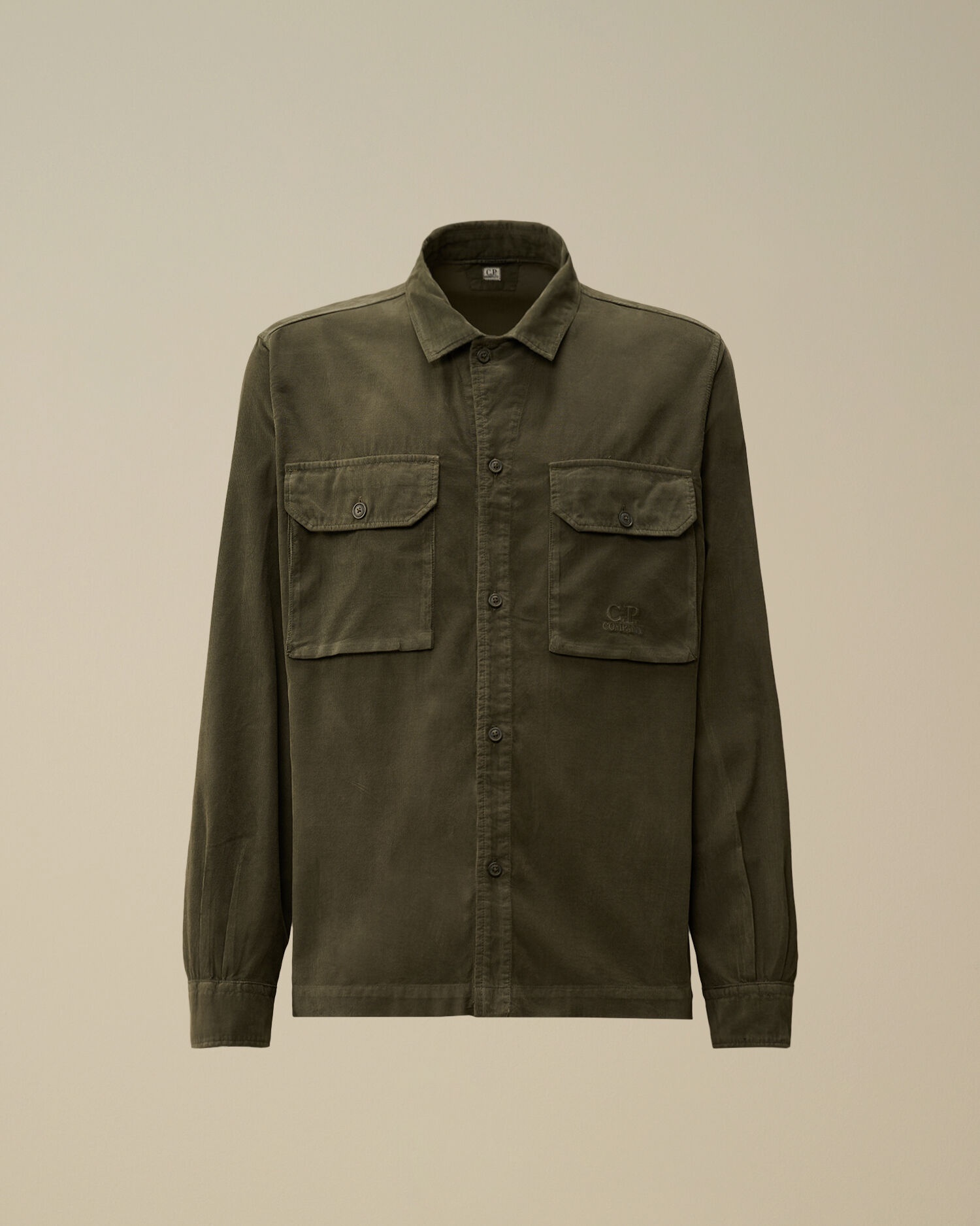 Corduroy Buttoned Overshirt - 1