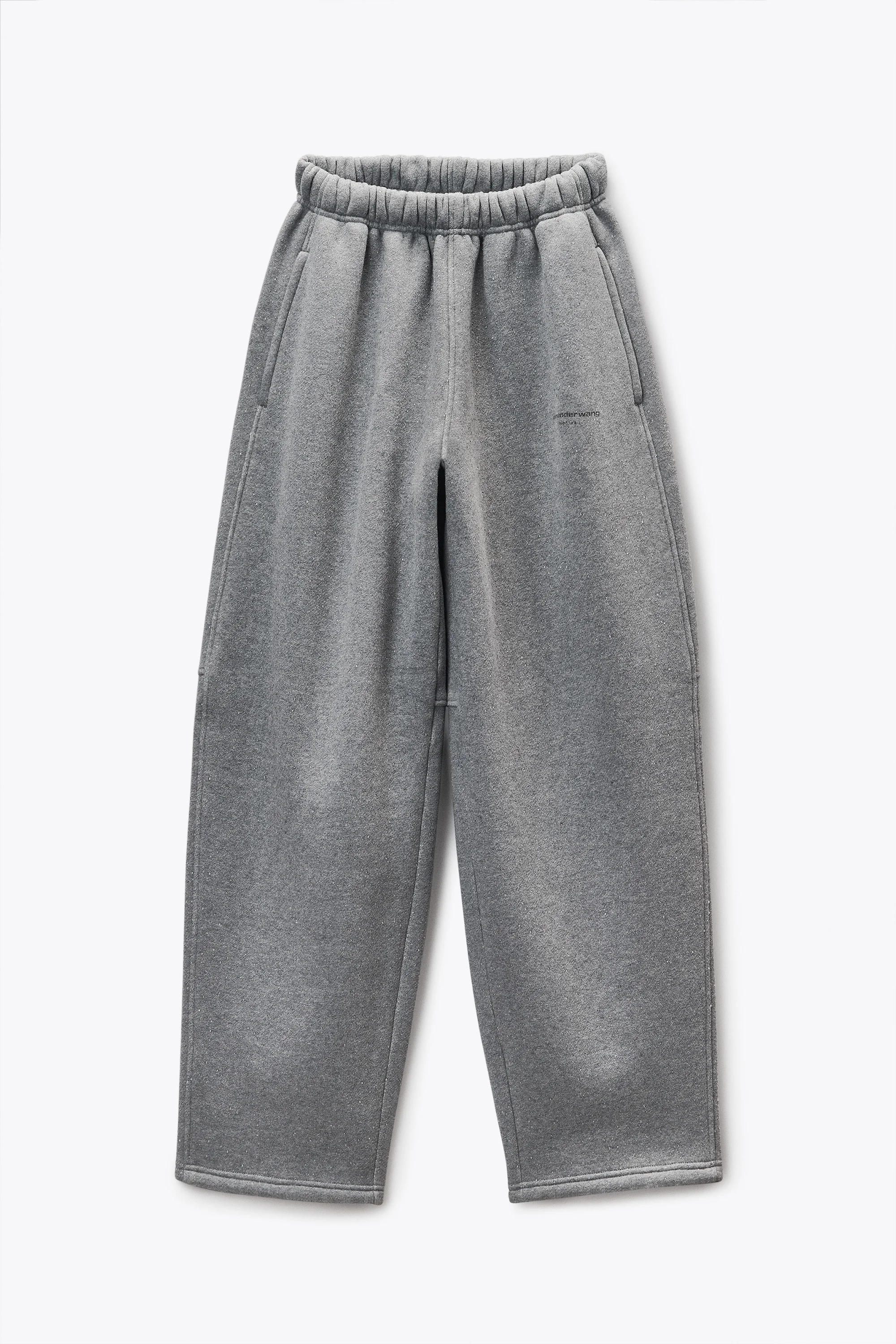 Grey Hotfix Terry Sweatpants - 1