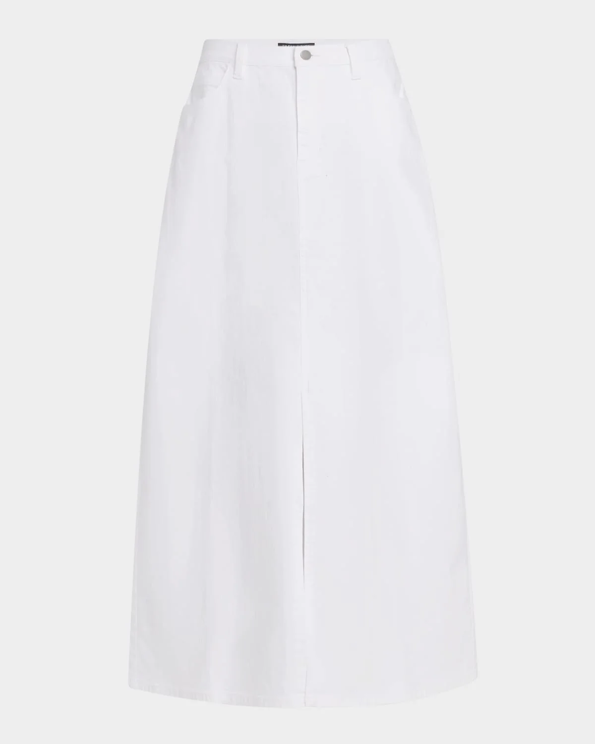 Organic Cotton Denim Midi Skirt - 1