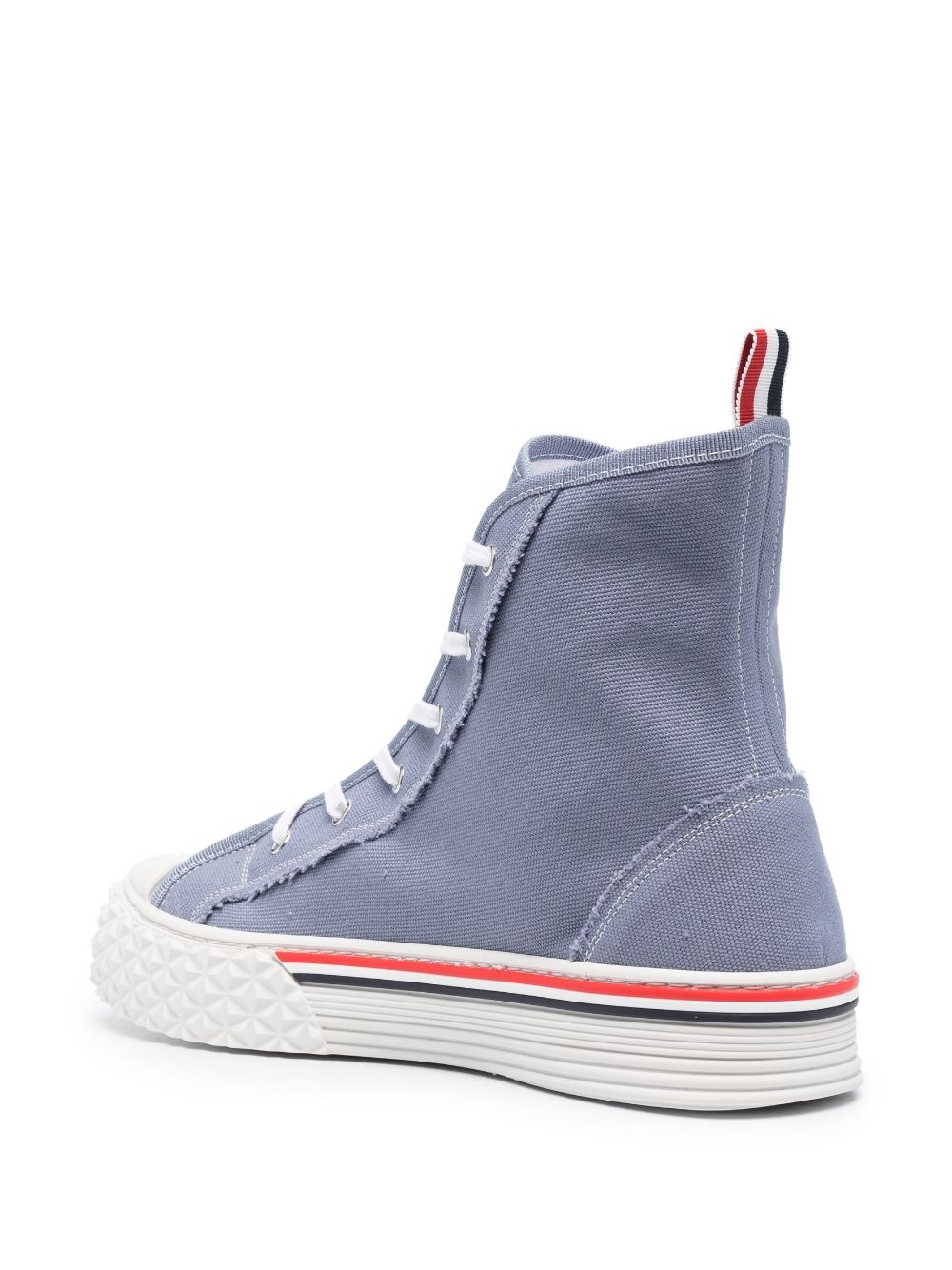 RWB-stripe high-top sneakers - 3