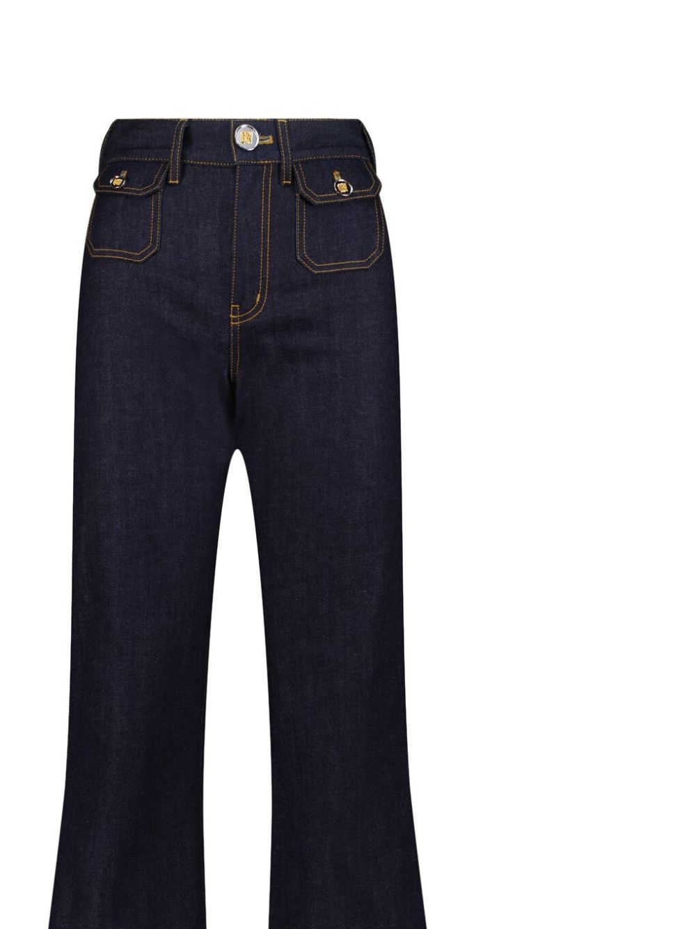 mid-rise flared-leg jeans - 2