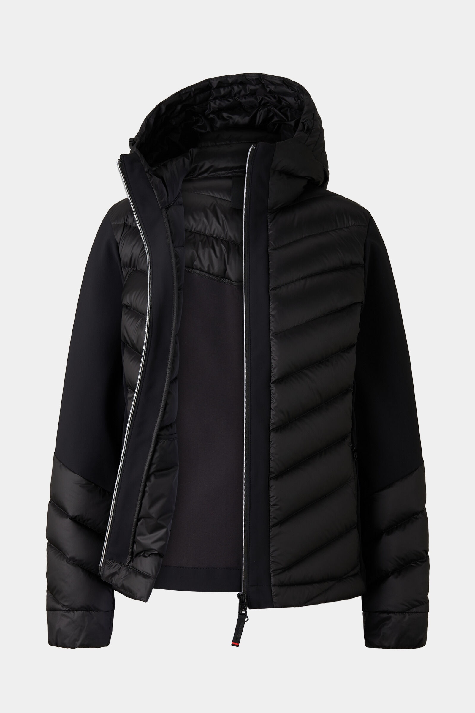 Joana Hybrid down jacket in Black - 2