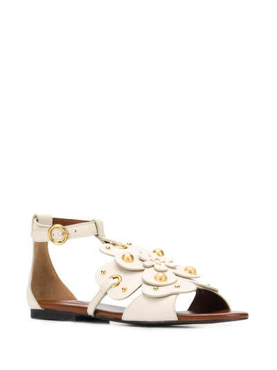 See by Chloé stud-embellished floral sandals outlook