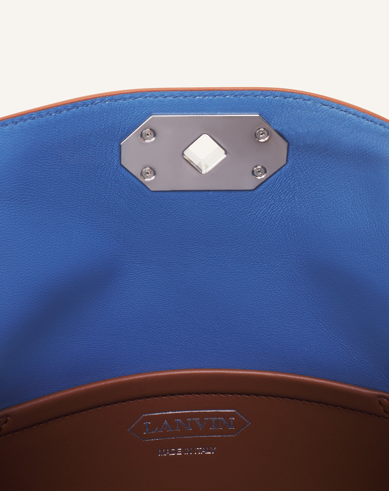 COMPAGNON ASYMMETRICAL LEATHER CLUTCH BAG 6