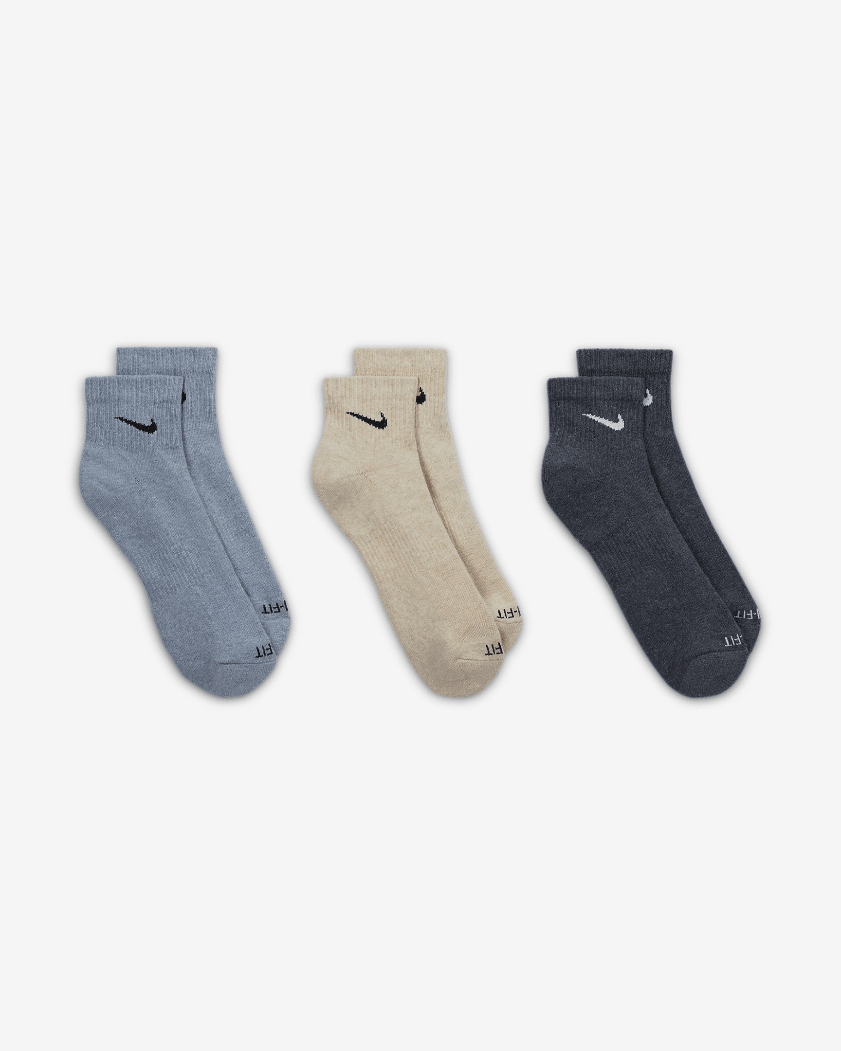 Nike Everyday Plus Cushioned Training Ankle Socks (3 Pairs) - 3