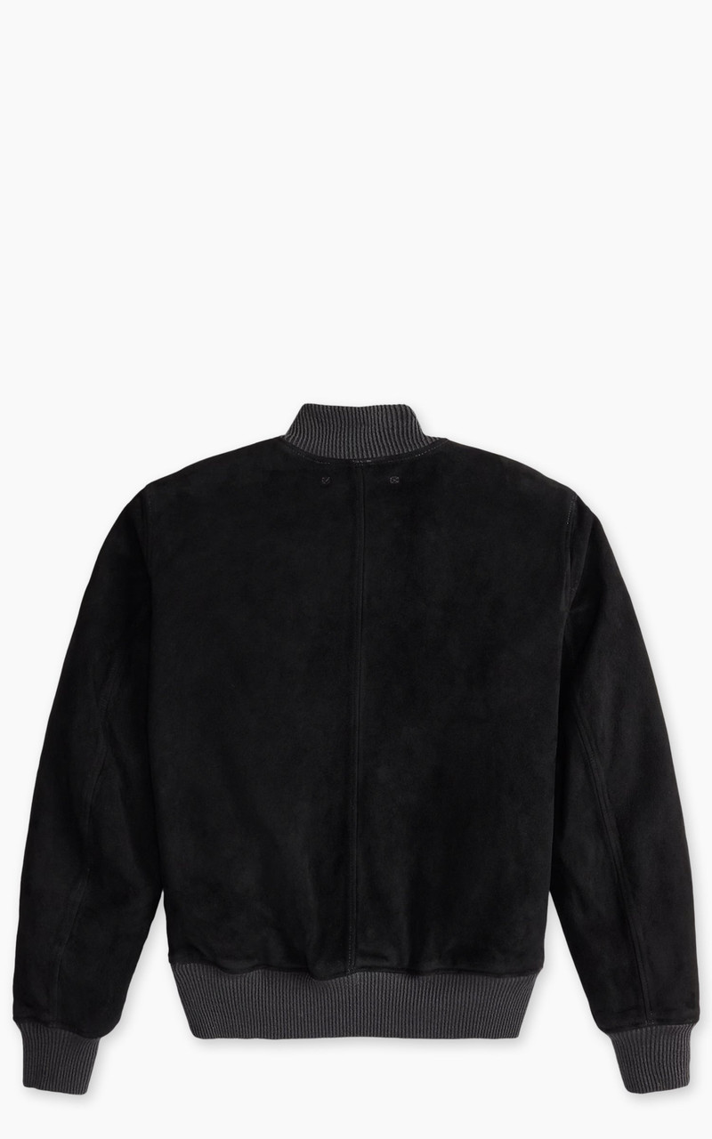 RRL by Ralph Lauren RRL MASON SUEDE BOMBER JACKET VINTAGE BLACK outlook