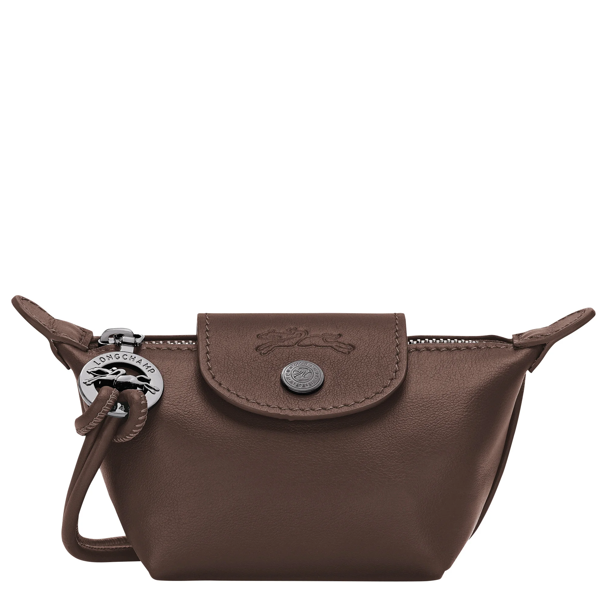 Le Pliage Xtra Coin purse Mocha - Leather - 1