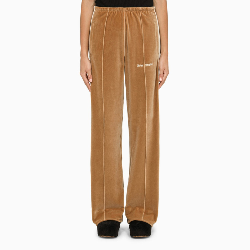 Palm Angels Velvet Loose Track Pants outlook