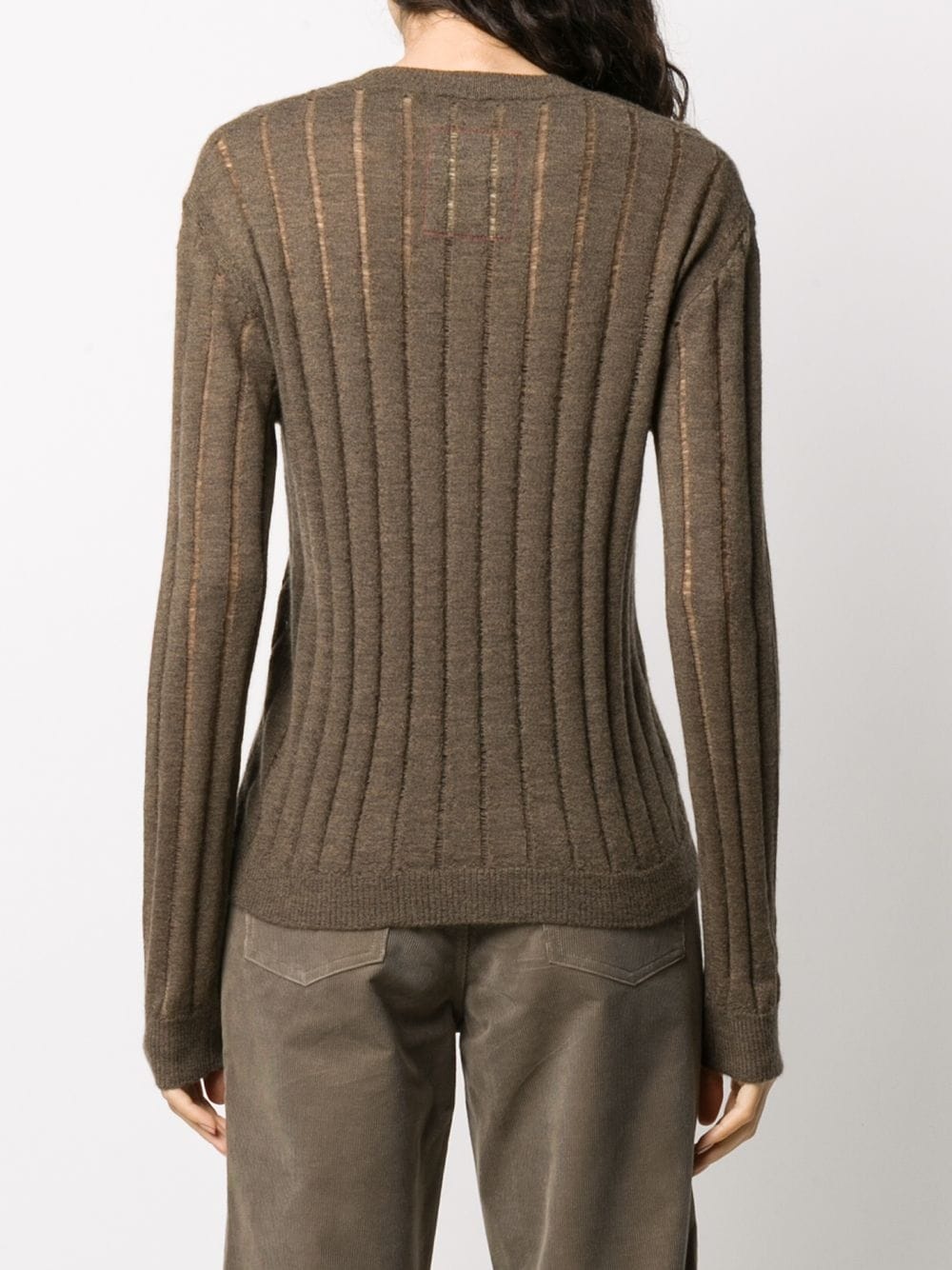 ribbed cashmere jumper - 4