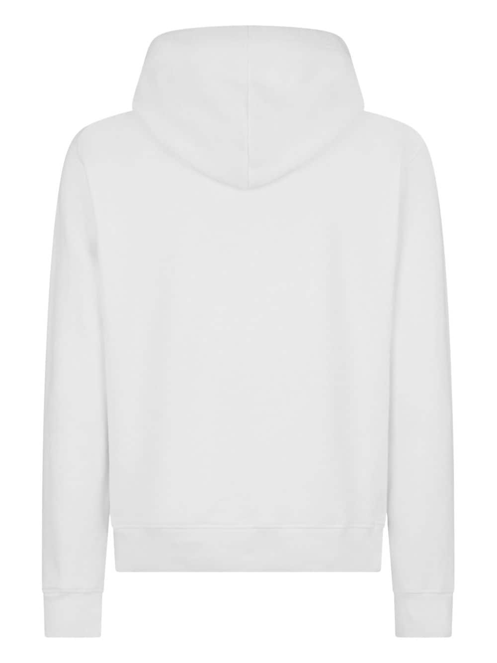 logo-appliquÃ© cotton hoodie - 2