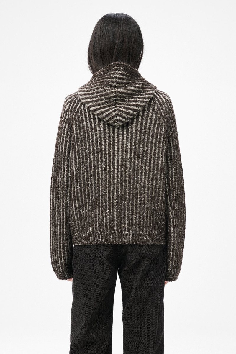 Level Hood Vanise Brown Stripe Isels Wool 7