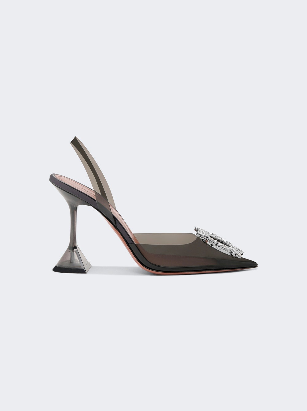 Begum Glass Slingback Pumps Black - 1