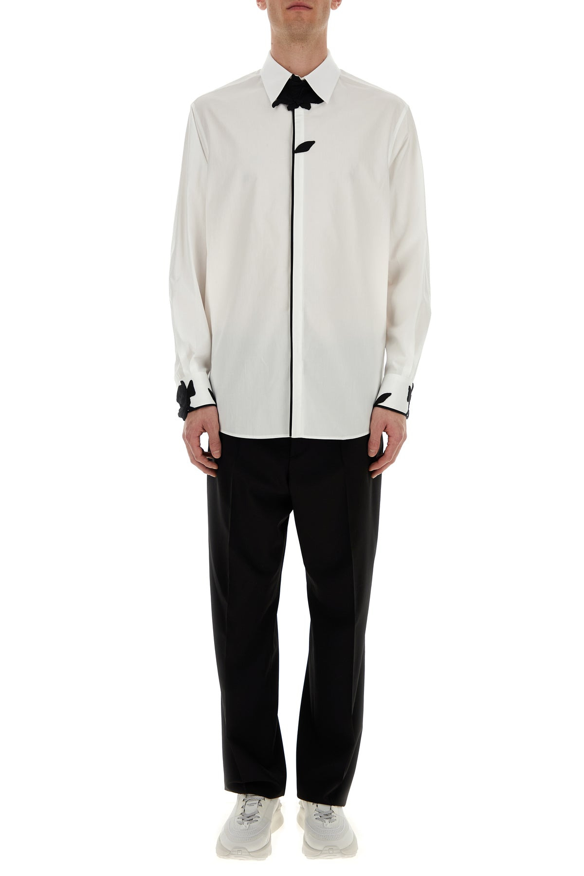 Black wool pant - 6