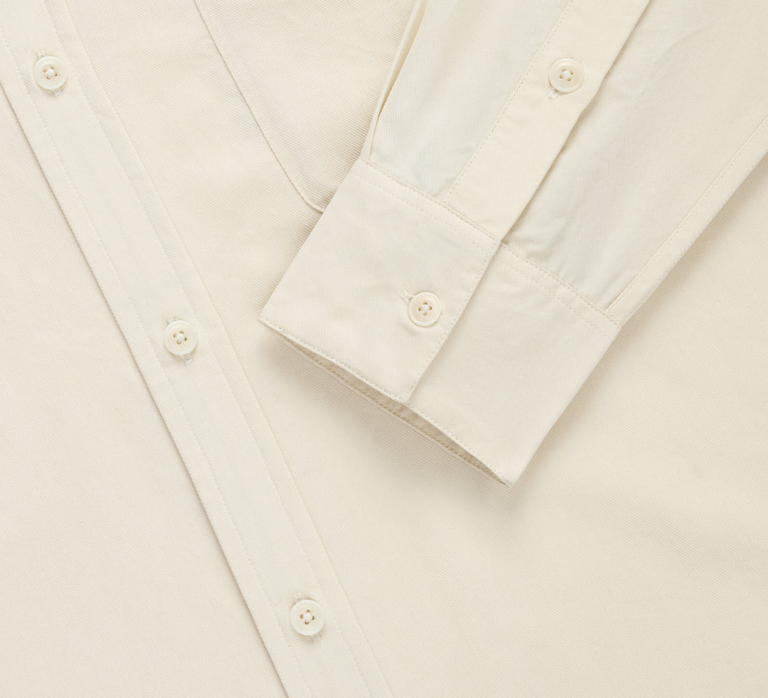 Mechanic Shirt - Ivory Lyocell - 4