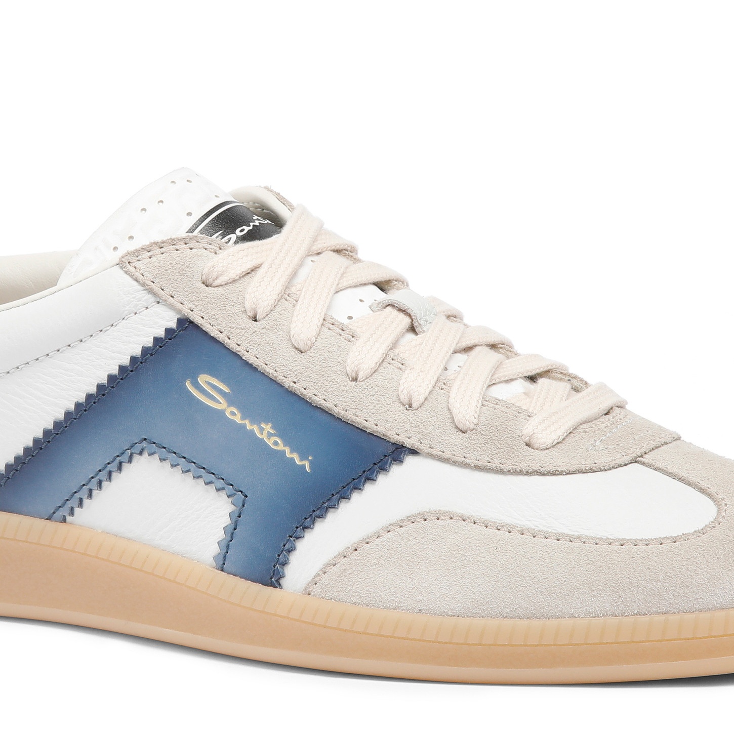 【SANTONI】DBS Oly メンズ ブルー スエード スニーカー Santoni DBS Oly Low-Top Sneakers | Saks Fifth Avenue