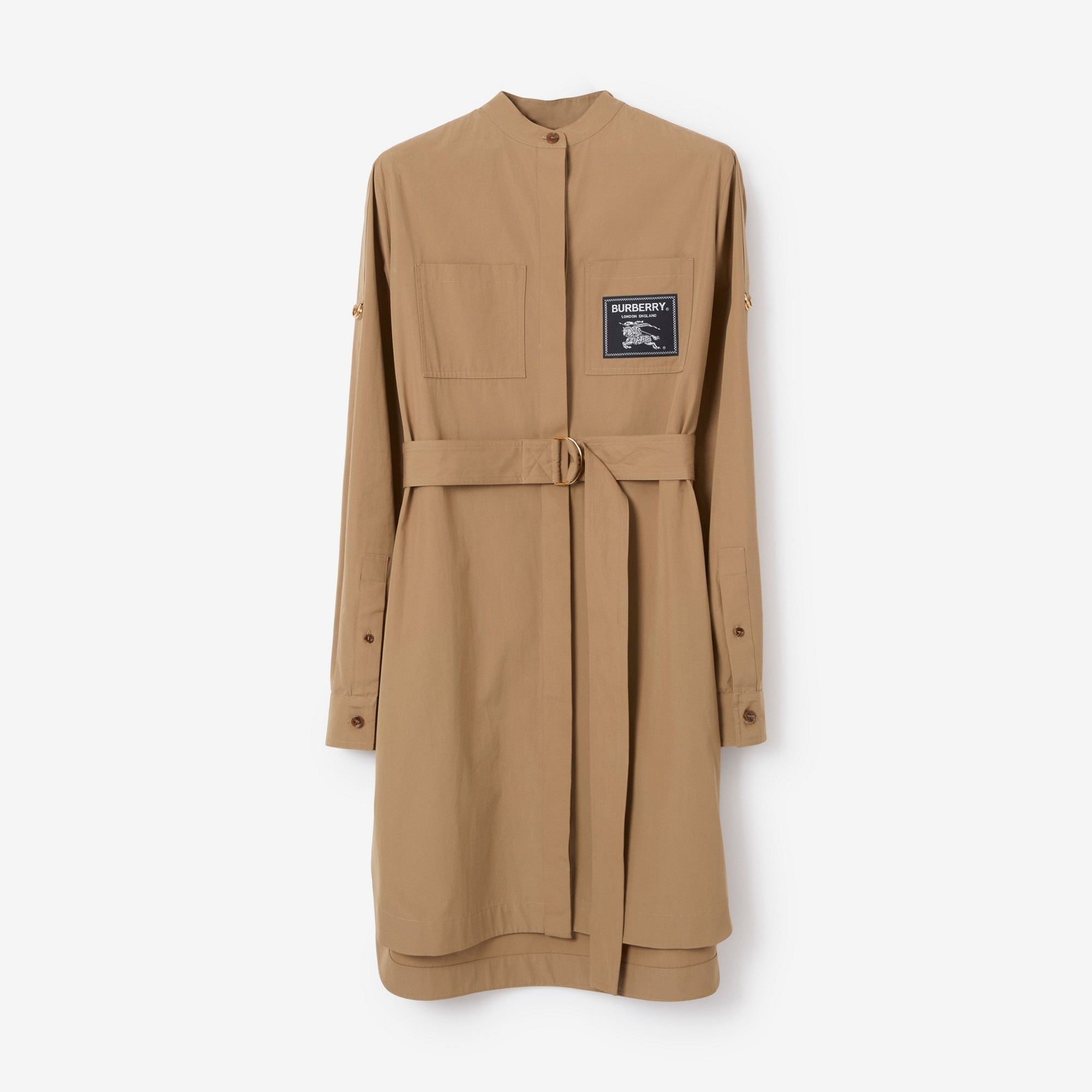 Prorsum Label Cotton Belted Shirt Dress - 1