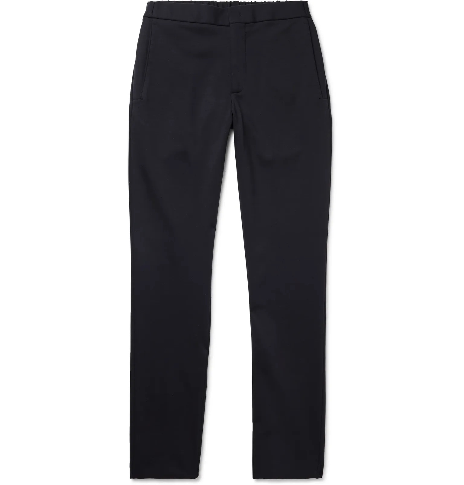 Slim-Fit Virgin Wool-Blend Trousers - 1