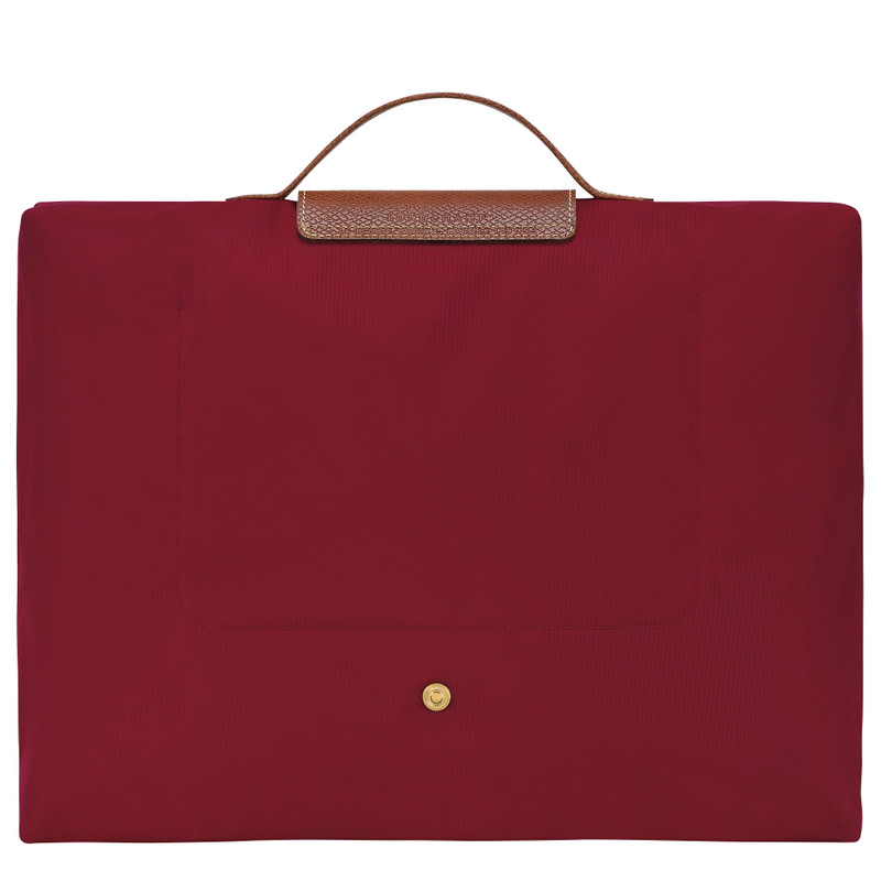 Le Pliage Original S Briefcase Red - Recycled canvas 4