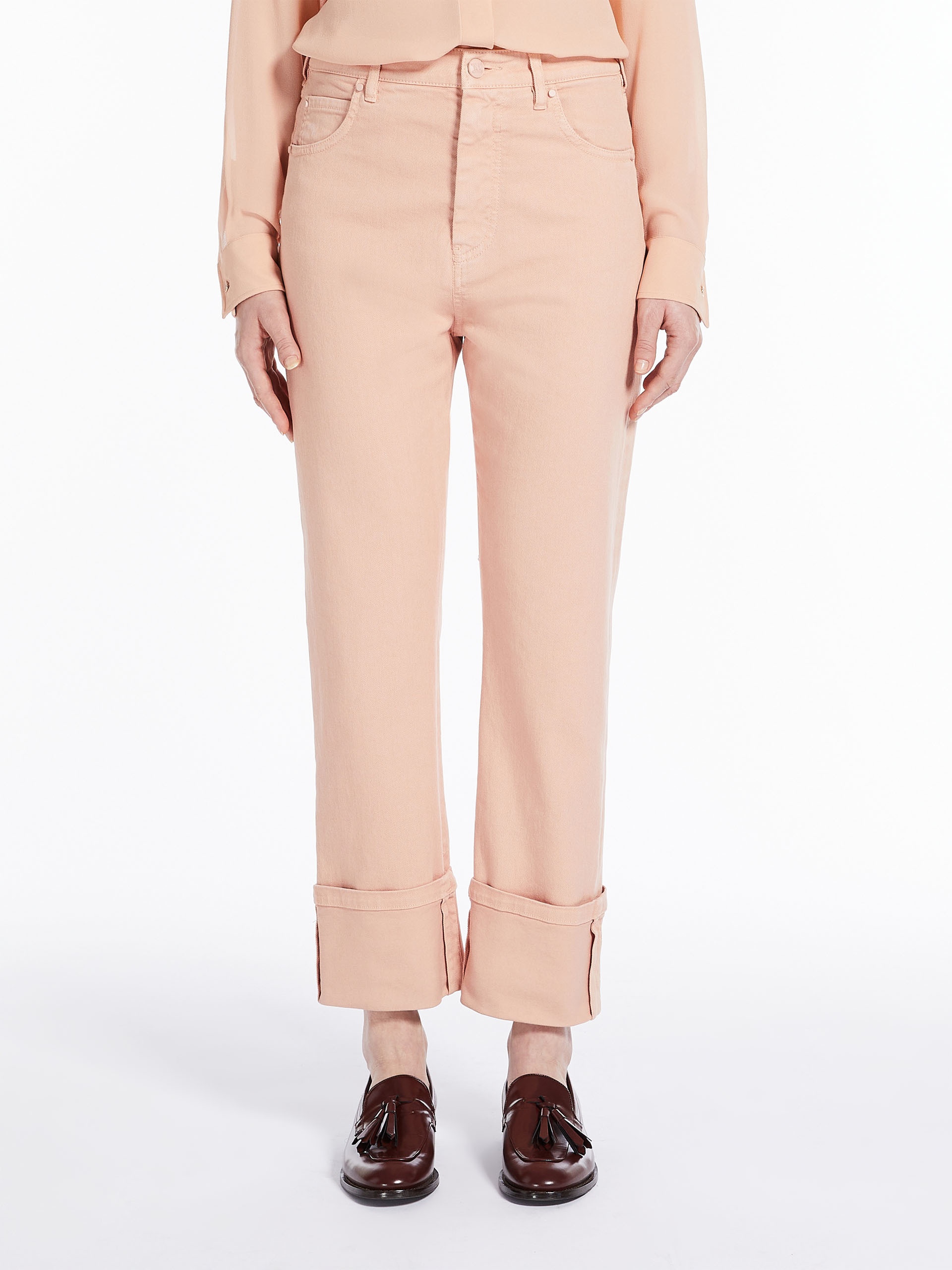 DECANO Cropped jeans in stretch bull - 3
