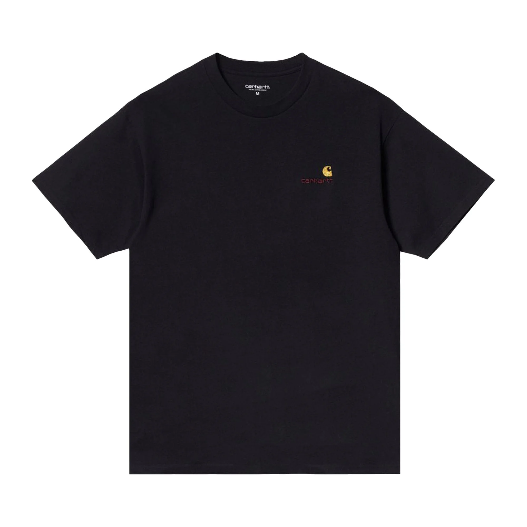 Carhartt WIP American Script Short-Sleeve T-Shirt 'Black' - 1