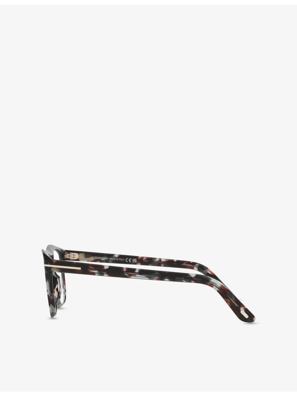 TR001852 Square-Frame Tortoiseshell Acetate Optical Glasses - 3