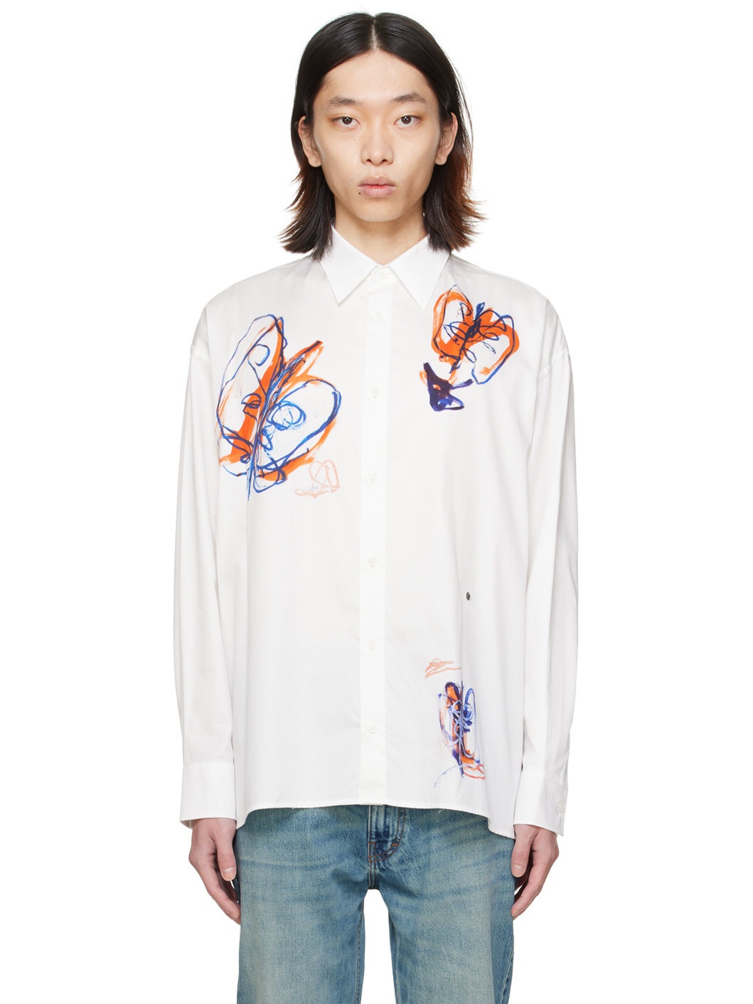 White Illusion Parade Shirt - 1