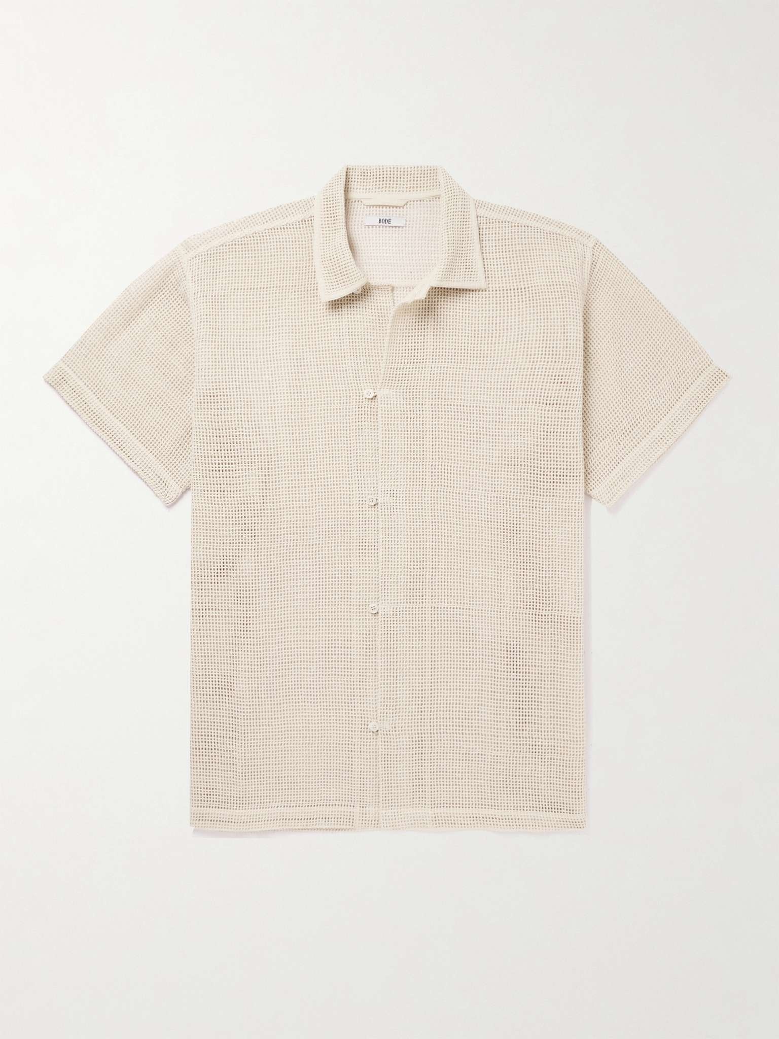 Macramé Cotton Shirt - 1